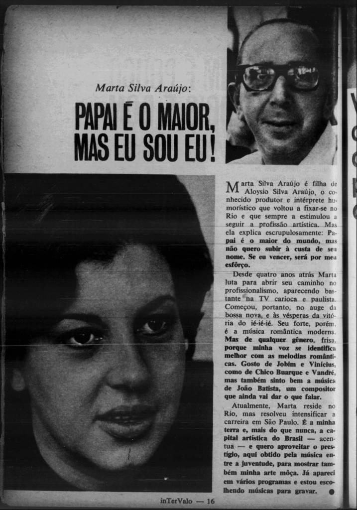 1967 Marta silva araújo aloysio