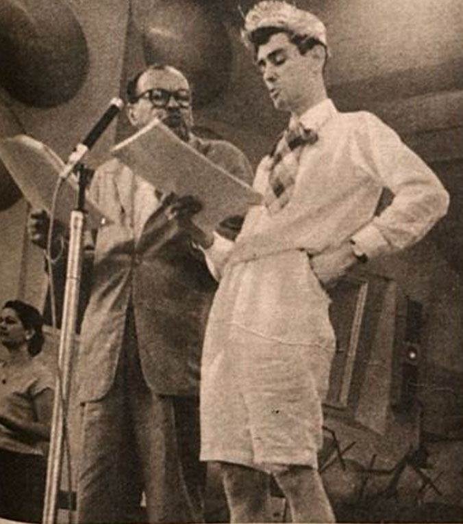 Tutuca e Otávio França na Rádio Tupi - 1957